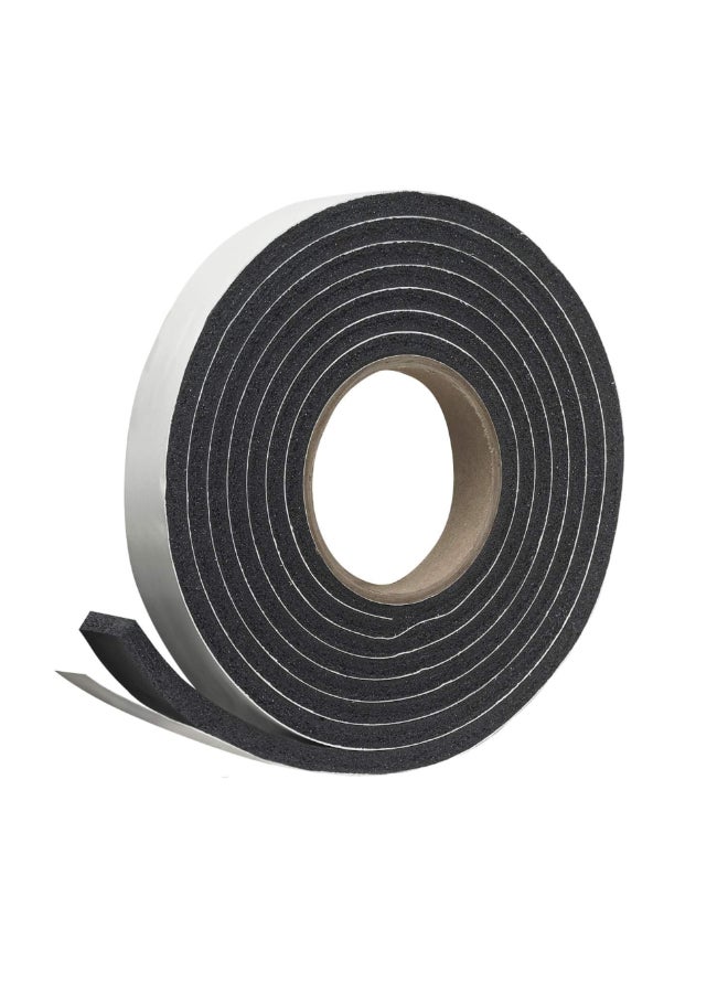 Frost King Rubber Foam Self-Stick Weatherseal Tape Black 3/4 Inch x 10ft R534H - Image 2